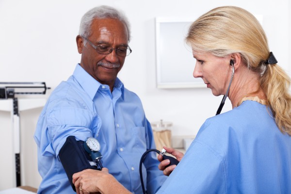 image of patient getting a check up